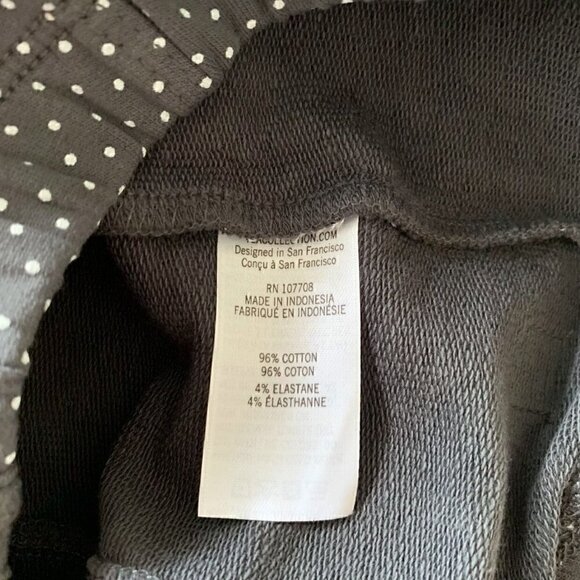 NWT Tea Collection Girl Pin Dot French Terry Cargo Pants 10 Years - Picture 9 of 15